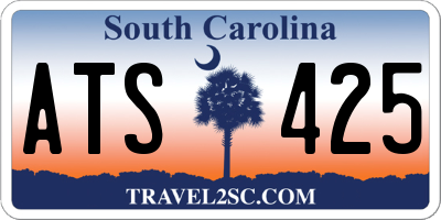 SC license plate ATS425