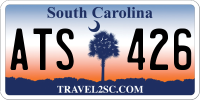 SC license plate ATS426