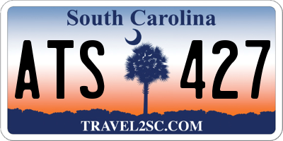 SC license plate ATS427