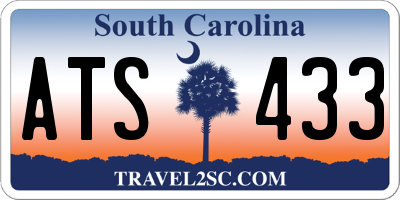 SC license plate ATS433