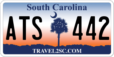 SC license plate ATS442