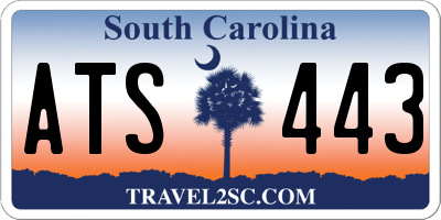 SC license plate ATS443