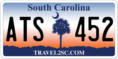 SC license plate ATS452