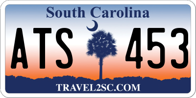 SC license plate ATS453