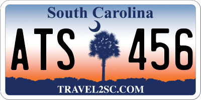 SC license plate ATS456