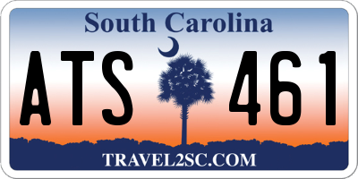 SC license plate ATS461