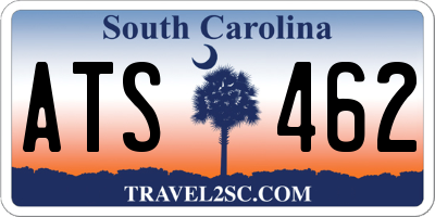 SC license plate ATS462