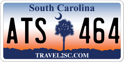 SC license plate ATS464
