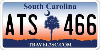 SC license plate ATS466