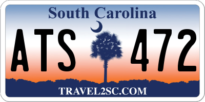 SC license plate ATS472