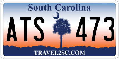 SC license plate ATS473