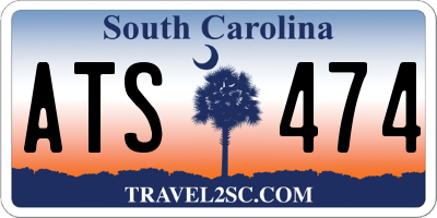 SC license plate ATS474