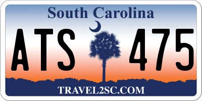 SC license plate ATS475