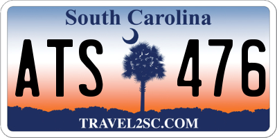 SC license plate ATS476
