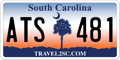 SC license plate ATS481