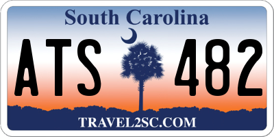 SC license plate ATS482