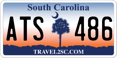 SC license plate ATS486