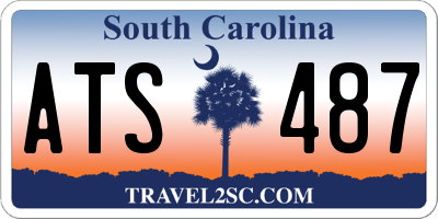 SC license plate ATS487