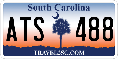 SC license plate ATS488