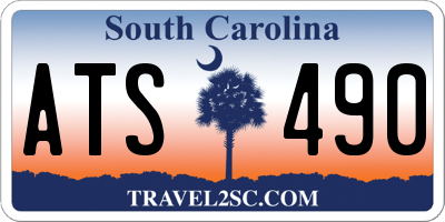SC license plate ATS490
