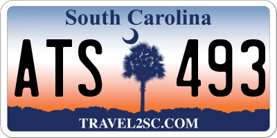 SC license plate ATS493