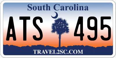 SC license plate ATS495