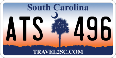 SC license plate ATS496