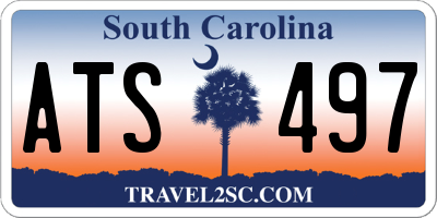 SC license plate ATS497