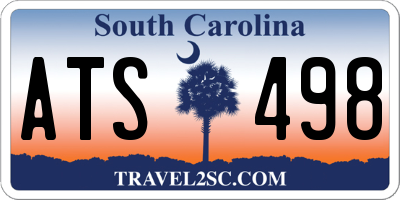 SC license plate ATS498