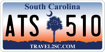 SC license plate ATS510