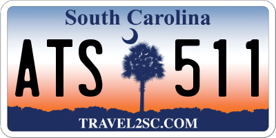SC license plate ATS511