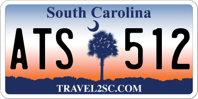 SC license plate ATS512