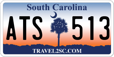 SC license plate ATS513