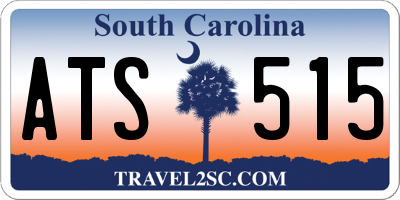 SC license plate ATS515