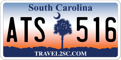 SC license plate ATS516