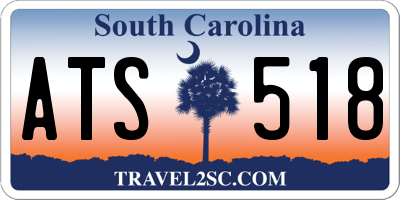 SC license plate ATS518