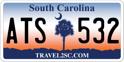 SC license plate ATS532