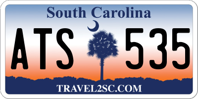 SC license plate ATS535