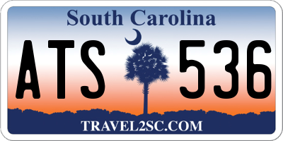 SC license plate ATS536