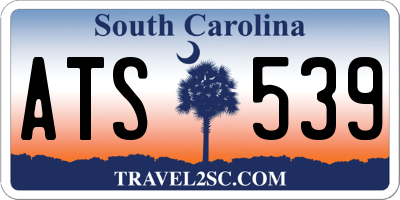 SC license plate ATS539