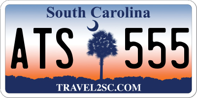 SC license plate ATS555