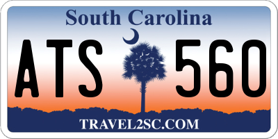 SC license plate ATS560