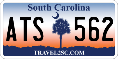 SC license plate ATS562