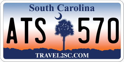 SC license plate ATS570