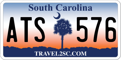 SC license plate ATS576
