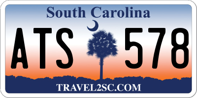 SC license plate ATS578