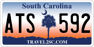 SC license plate ATS592
