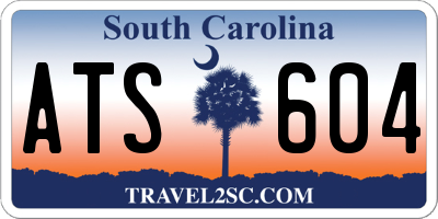 SC license plate ATS604