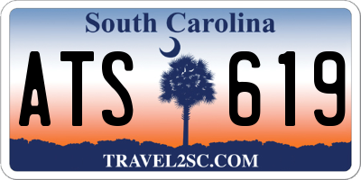 SC license plate ATS619