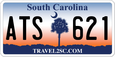 SC license plate ATS621